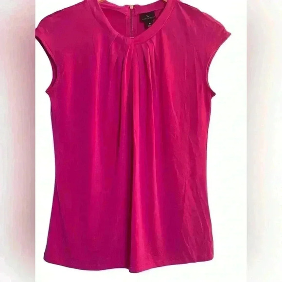 Worthington Set of 2 Sleeveless Blouses Size Medium Back Zip Office Career - Picture 2 of 13